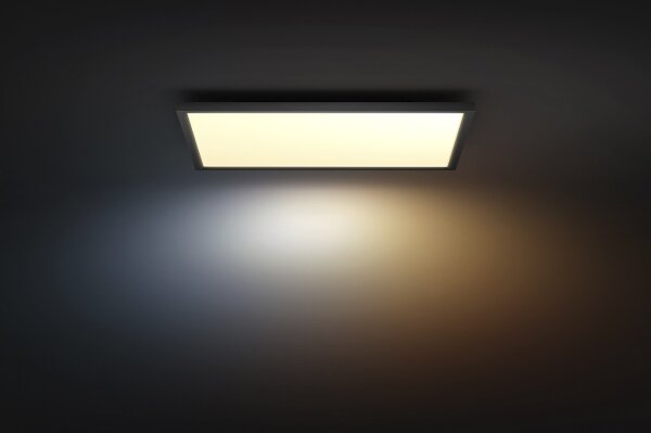 Philips - Plafoniera LED dimmerabile Hue AURELLE LED/39W/230V 60x60 cm nera