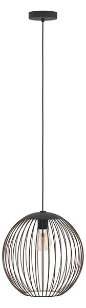 Eglo 901868 - Lampada a sospensione con cavo ALMANZORA 1xE27/60W/230V nera