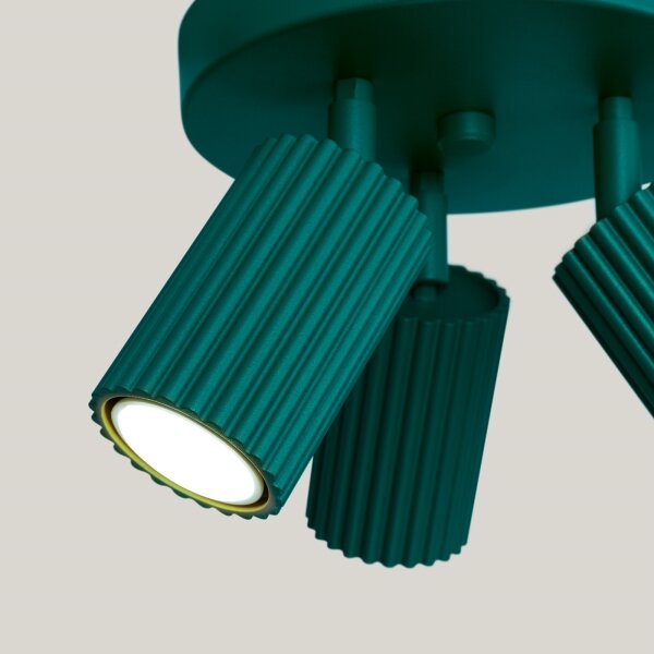 Brilagi - Faretto LED CRESTO 3xGU10/10W/230V turchese