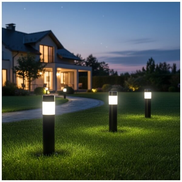 Lampada solare LED AURORA LED/1xAAA 4000K IP44 100 mAh