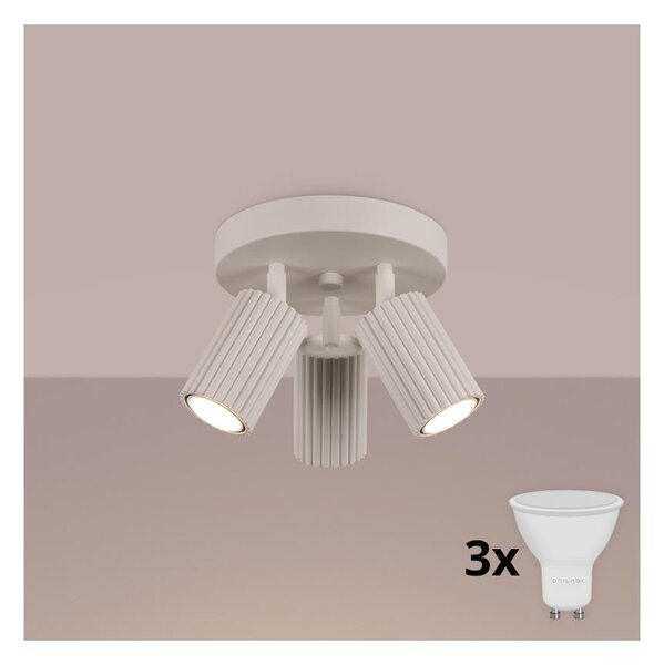 Brilagi - Faretto LED CRESTO 3xGU10/10W/230V crema