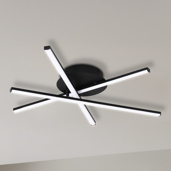 Plafoniera LED STICK LED/12W/230V nera