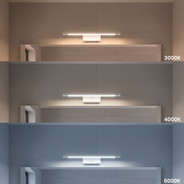 Illuminazione a LED per specchio da bagno KLIMT LED/8W/230V 3000/4000/6000K 40 cm IP44 bianco