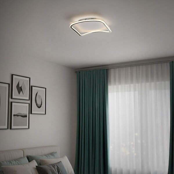 Plafoniera LED CALI 30W/230V 40x40 cm nera