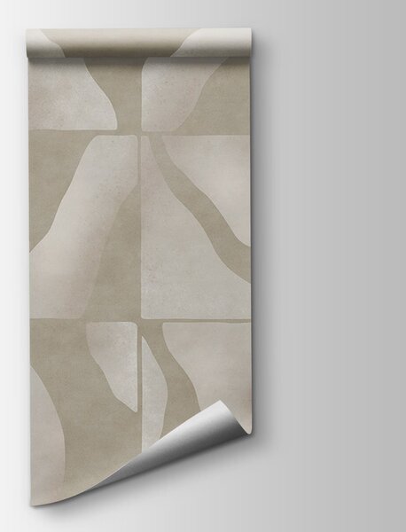 Carta da parati Motivo bianco e grigio, Carta da parati lastrazione, Carta da parati popolare, t00877 - Tapeko.it