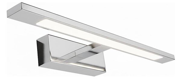 Illuminazione a specchio da bagno LED KLIMT, 8W, 230V, 3000/4000/6000K, 40 cm, IP44, cromo lucido