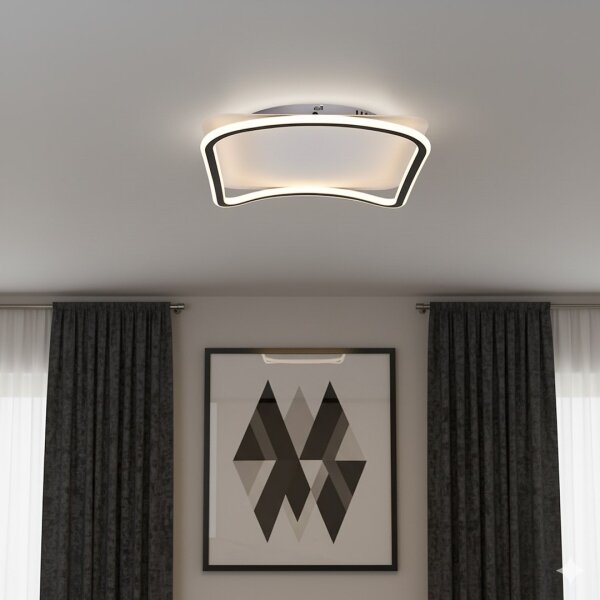 Plafoniera LED CALI 30W/230V 40x40 cm nera