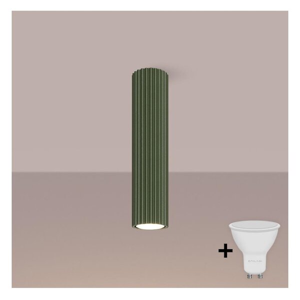 Brilagi - Faretto LED CRESTO 1xGU10/10W/230V 30 cm verde