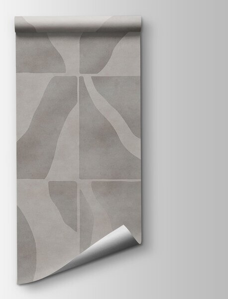 Carta da parati Motivo grigio e bianco, Carta da parati lastrazione, Carta da parati popolare, t00877v1 - Tapeko.it