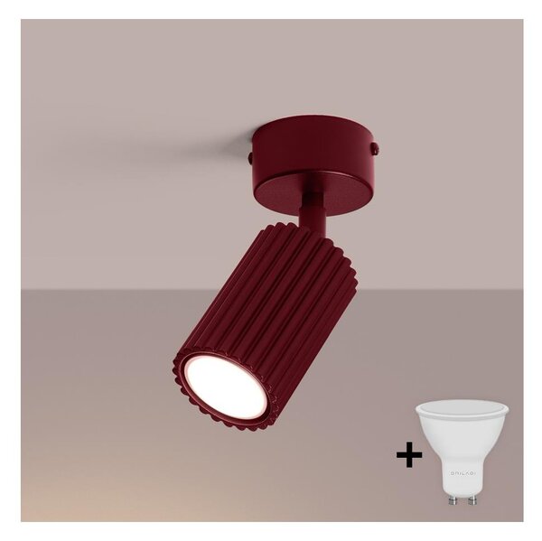 Brilagi - Faretto LED CRESTO 1xGU10/10W/230V bordeaux