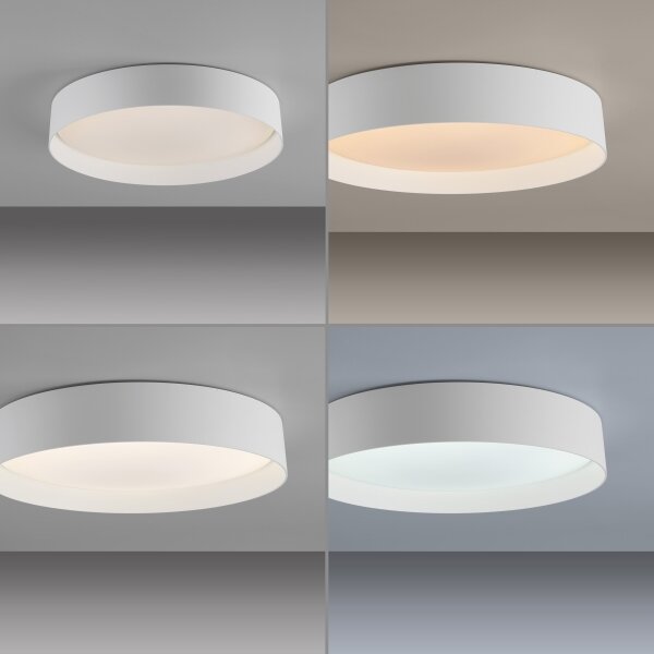 Schöner Wohnen 14594-16 - plafoniera dimmerabile a LED TAVOLI LED/20W/230V bianca + telecomando