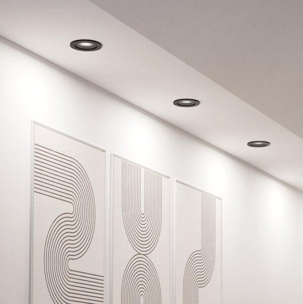 Eglo 902265 - Set da 3 faretti da incasso BARRANCO LED/4,8W/230V nero
