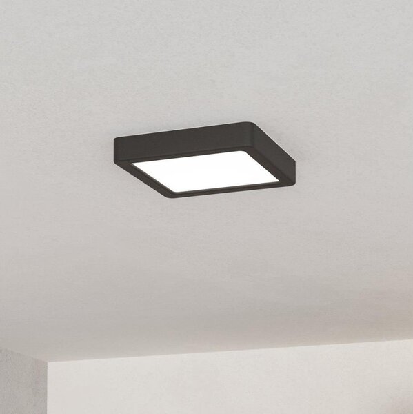 Eglo 901302-LED Plafoniera FUEVA LED/7W/230V 2700/4000/6500K 15x15cm nera
