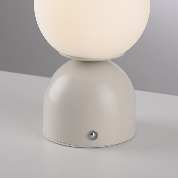 Schöner Wohnen 19218-39 - Lampada da tavolo LED dimmerabile RUDI LED/1,2W/5V grigia