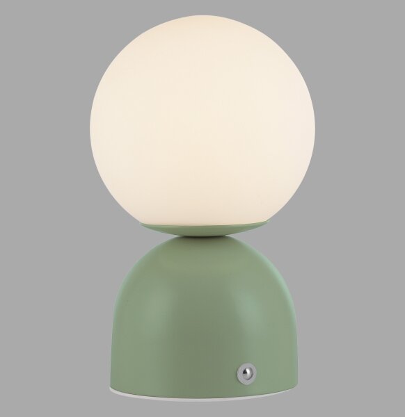Schöner Wohnen 19218-43 - Lampada da tavolo LED dimmerabile RUDI LED/1,2W/5V verde