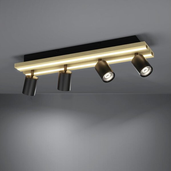 Eglo 390524 -Faretto LED GESTEIRA 4xLED/2,2W/230V+2x1,2W+2x2W beige/nero