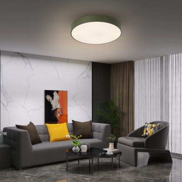 Brilagi - Plafoniera LED dimmerabile POOL LED/48W/230V 3000-6000K 40 cm verde + telecomando