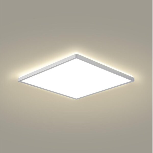 Brilagi - Plafoniera LED per bagno ULTRA SLIM LED/24W/230V 42x42 cm argento IP54