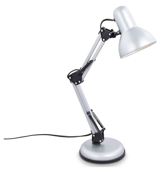 Brilo - Lampada da tavolo PIXA 1xE14/25W/230V, finitura argento