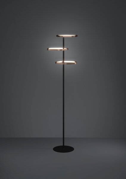 Eglo 390509 - Lampada da terra dimmerabile a LED ESTRELLA LED/20W/230V ottone