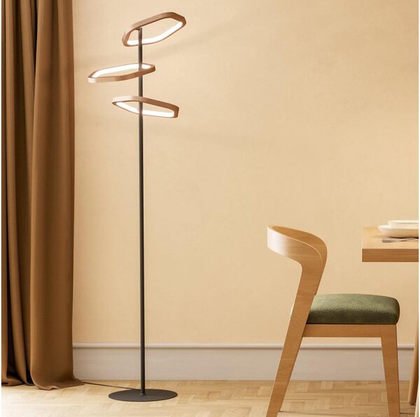 Eglo 390509 - Lampada da terra dimmerabile a LED ESTRELLA LED/20W/230V ottone