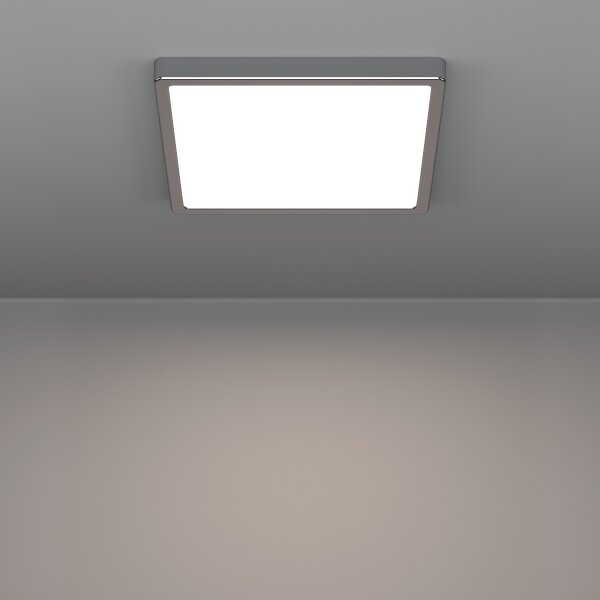 Eglo 901767 - Plafoniera da bagno FUEVA LED/13W/230V 29x29 cm IP44 cromata