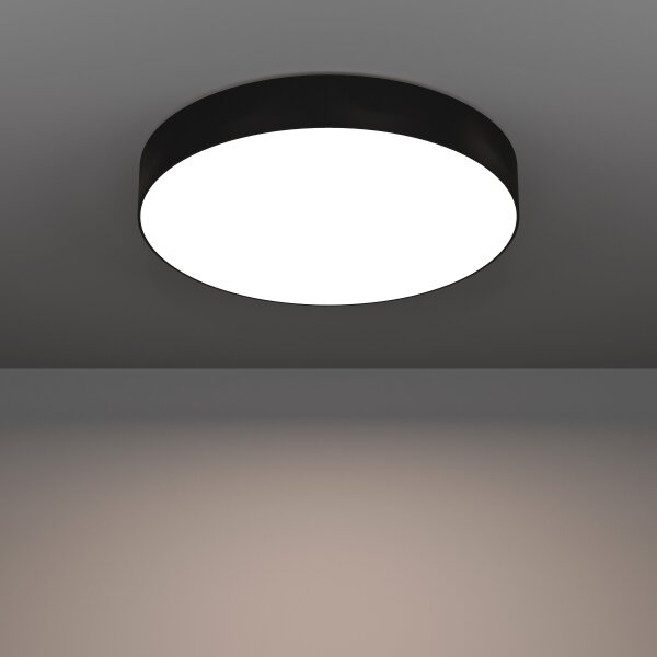 Eglo 901904 - Plafoniera LED RGBW dimmerabile GALLIZZI-Z LED/26W/230V diam. 49 cm nera