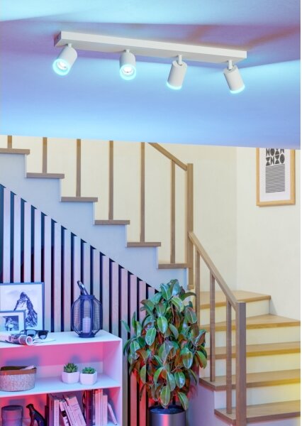 Eglo 901944 - Faretto LED RGBW dimmerabile MELITELLO-Z 4xLED/3,7W/230V bianco