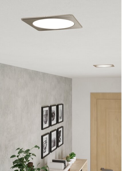 Eglo 901409 - Lampada da incasso a LED FUEVA LED/10,5W/230V 16,6x16,6 cm cromo