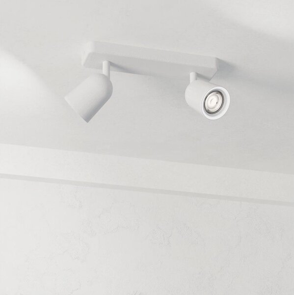 Eglo 901946 - Faretto orientabile CAMALDOLI 2xGU10/10W/230V bianco