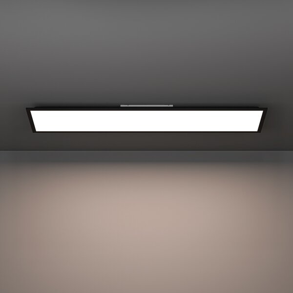 Eglo 901511-LED RGBW Pannello a montaggio superficiale MORADILLO-Z LED/28W/230V 120x15 cm nero