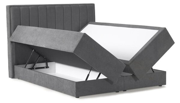 Letto boxspring con contenitore Livia