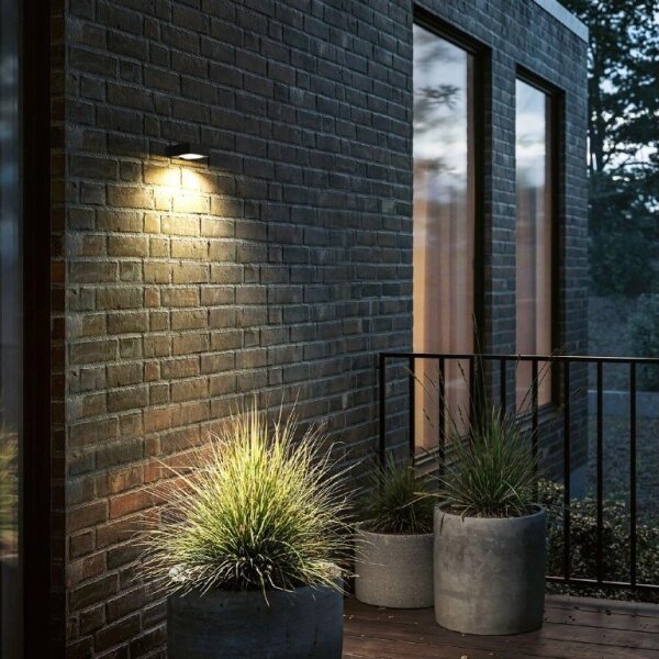 Viking - Lampada da parete solare LED dimmerabile con sensore LED/2W/3,7V IP65 4000K