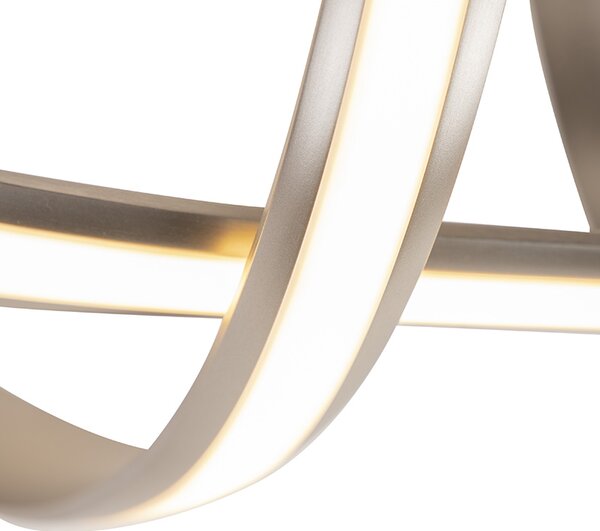 Plafoniera di design in acciaio dimmerabile con LED - Viola Due