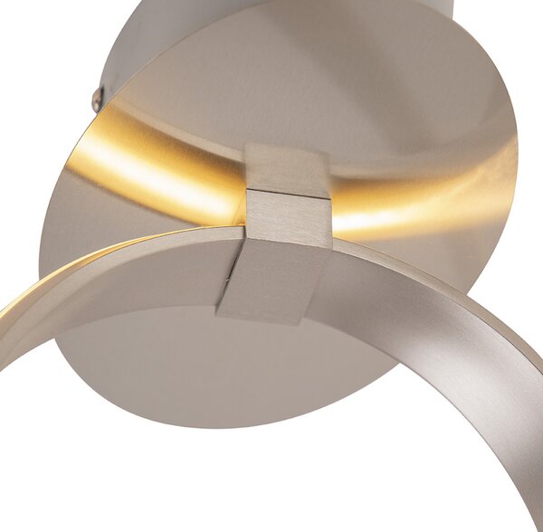 Plafoniera di design in acciaio dimmerabile con LED - Viola Due