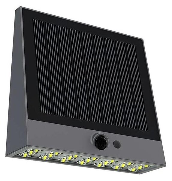 Viking - Lampada da parete solare LED dimmerabile con sensore LED/2W/3,7V IP54 4000K