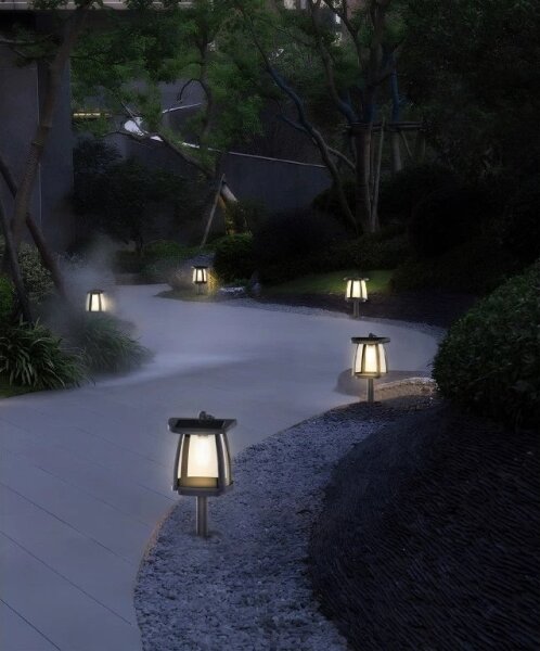 Viking - Lampada solare a LED con sensore LED/2W/3,7V IP54 4000K 2000 mAh