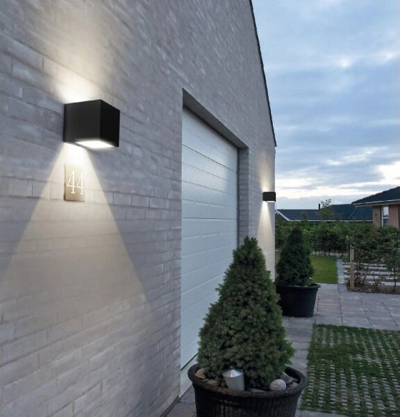Viking - Lampada da parete solare LED dimmerabile LED/1W/3,7V IP54 4000K 2000 mAh