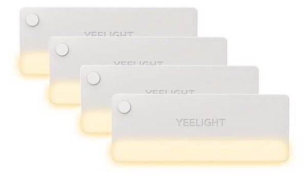 Yeelight - SET 4x LED Illuminazione mobili con sensore LED/0,15W/5V 2700K