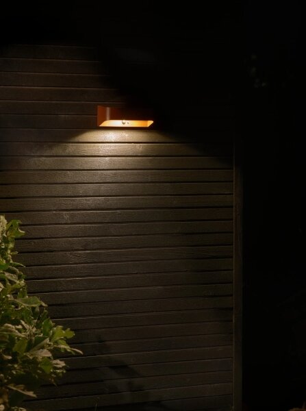 Nordlux - Lampada solare LED con sensore MARCELLIO LED/5W/5V IP54 marrone