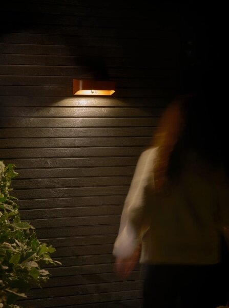Nordlux - Lampada solare LED con sensore MARCELLIO LED/5W/5V IP54 marrone