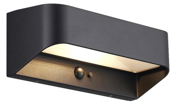 Nordlux - Lampada solare LED con sensore MARCELLIO LED/5W/5V IP54 nero