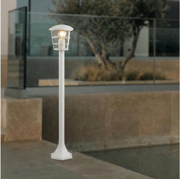 Eglo 18799 - Lampada LED da esterno ALORIA 1x E27/8,5W/230V IP44 bianca
