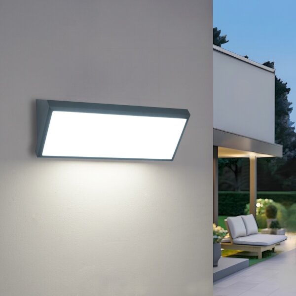 Brilagi - Applique da esterno LED TRIANGLE 42W/230V antracite IP65