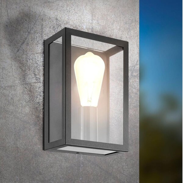 Eglo 31778-LED RGBW dimmerabile applique da parete per esterni ALAMONTE-Z LED/4,9W/230V IP44 nero