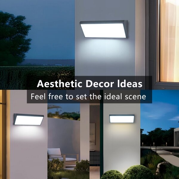 Brilagi - Applique da esterno LED TRIANGLE 42W/230V antracite IP65