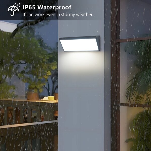 Brilagi - Applique da esterno LED TRIANGLE 42W/230V antracite IP65