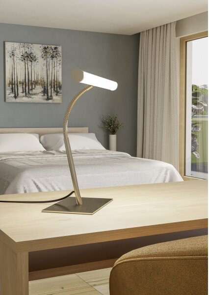 Eglo 901982 - Lampada da tavolo LED dimmerabile RICCIONE LED/5W/230V 2700/4000/6500K cromo