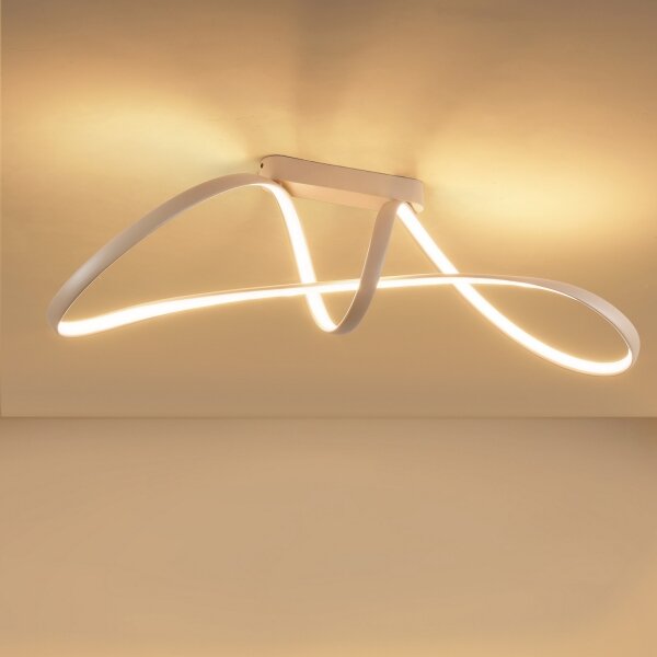 Brilagi-LED Plafoniera dimmerabile TWISTER LED/60W/230V 3000-6000K beige + telecomando