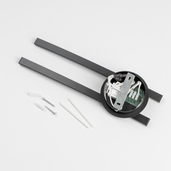Plafoniera LED 2xLED/6W/230V nera